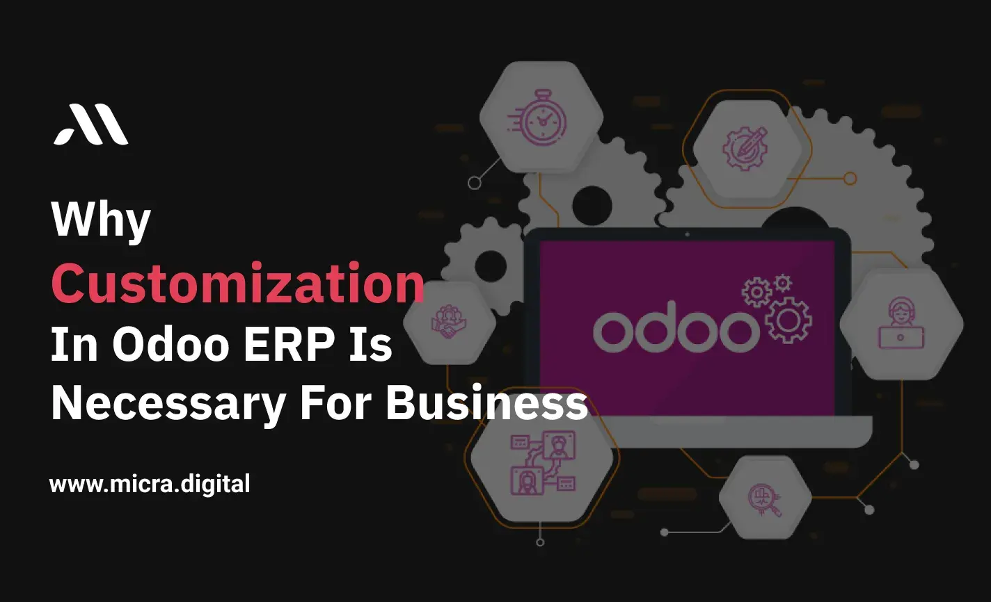 Why customization in Odoo ERP is necessary for business
