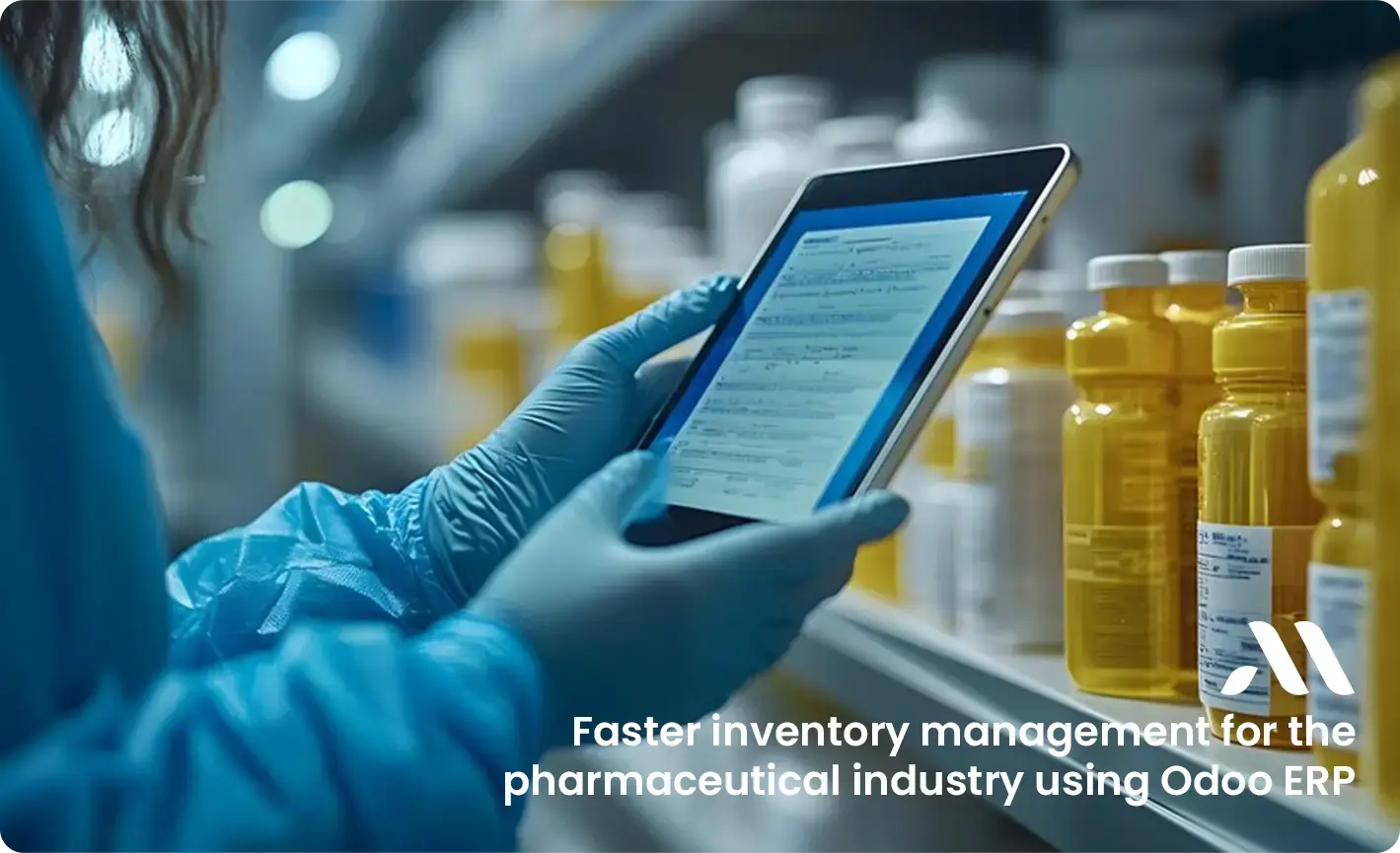 Faster inventory management for the pharmaceutical industry using Odoo ERP