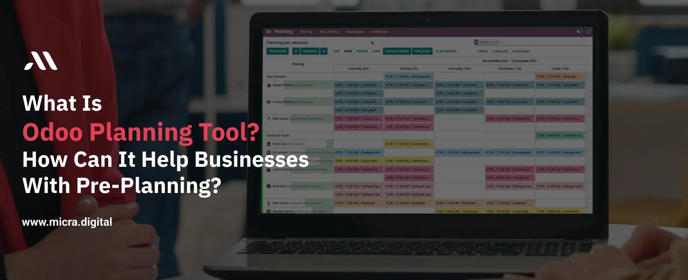What is Odoo Planning Tool? How can it help businesses with pre-planning?